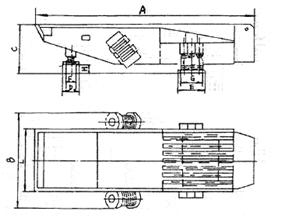 ZZG低矮式振動給料機結(jié)構圖